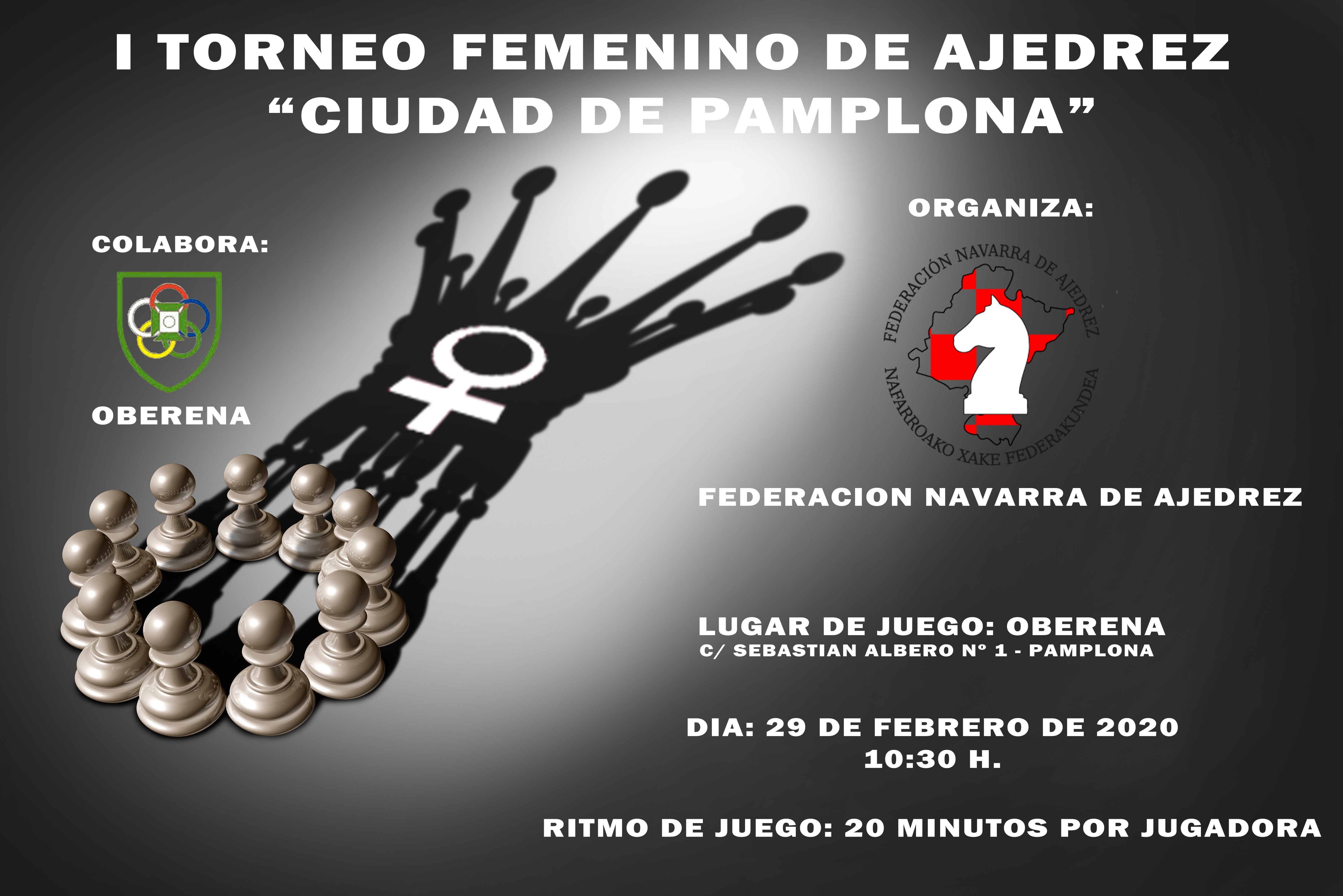 I TORNEO FEMENINO DE AJEDREZ CIUDAD DE PAMPLONA